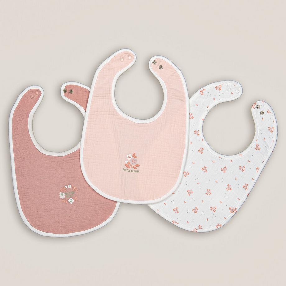 La Redoute Collections  Lot de 3 bavoirs jersey et éponge 