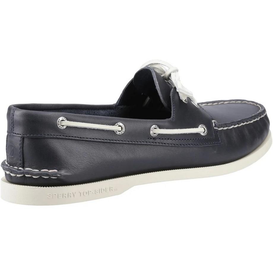 Sperry Authentische Leder Bootsschuhe Zwei Ösen  