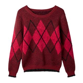 Joe Browns Pull Col Rond Motif Losanges  