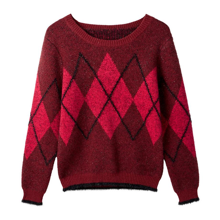 Joe Browns Pullover Girocollo Motivo Argyle  