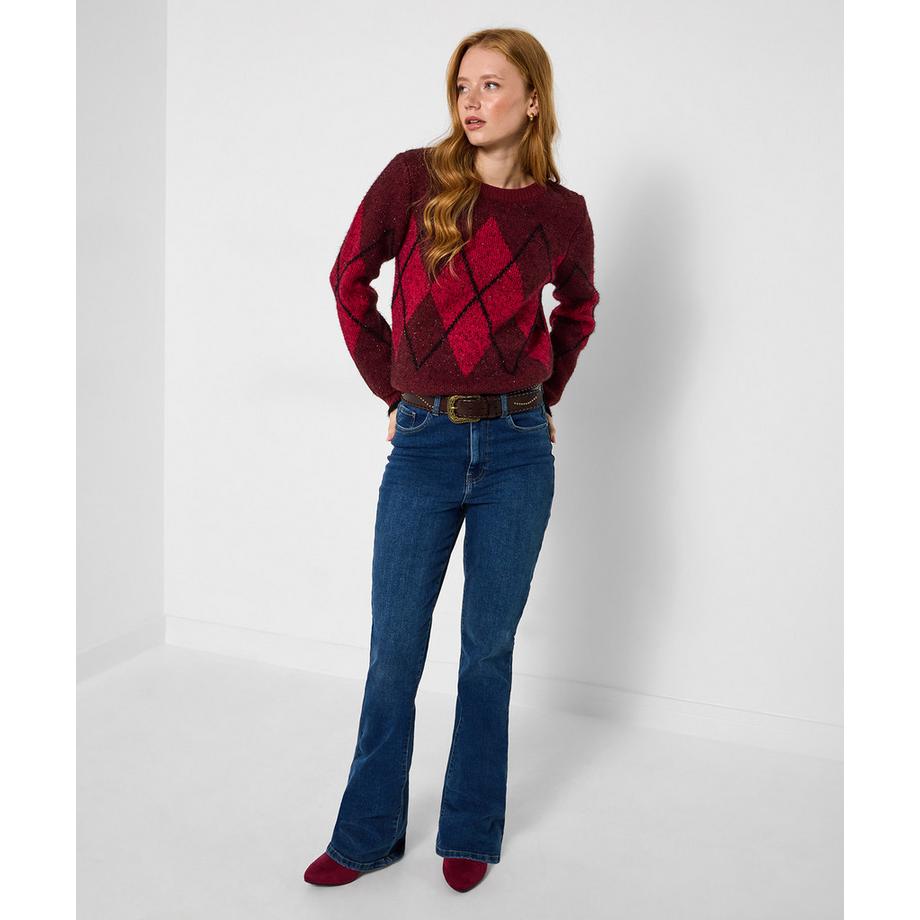 Joe Browns Pullover Girocollo Motivo Argyle  