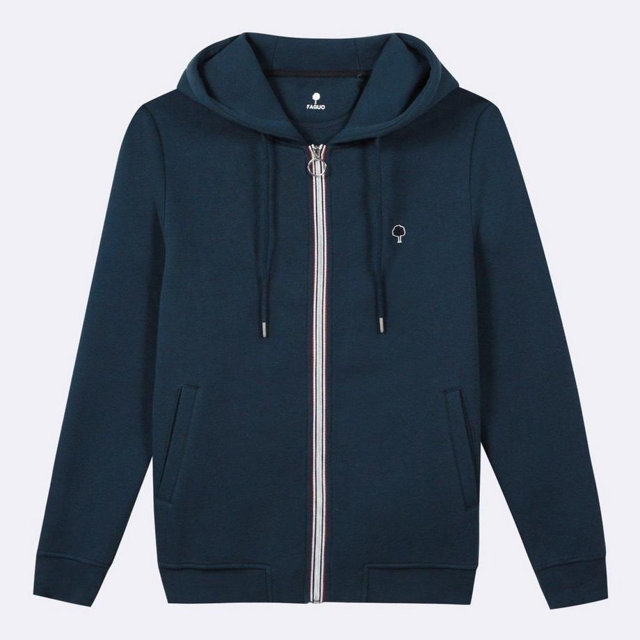 Faguo Mesnil Coton Full Zip Hoodie  