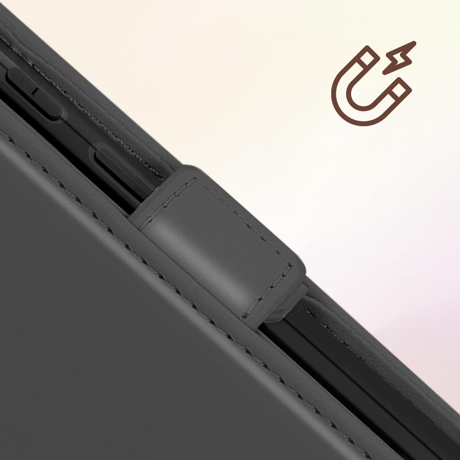 Avizar  Hülle Samsung A55 Magnetklappe Schwarz 