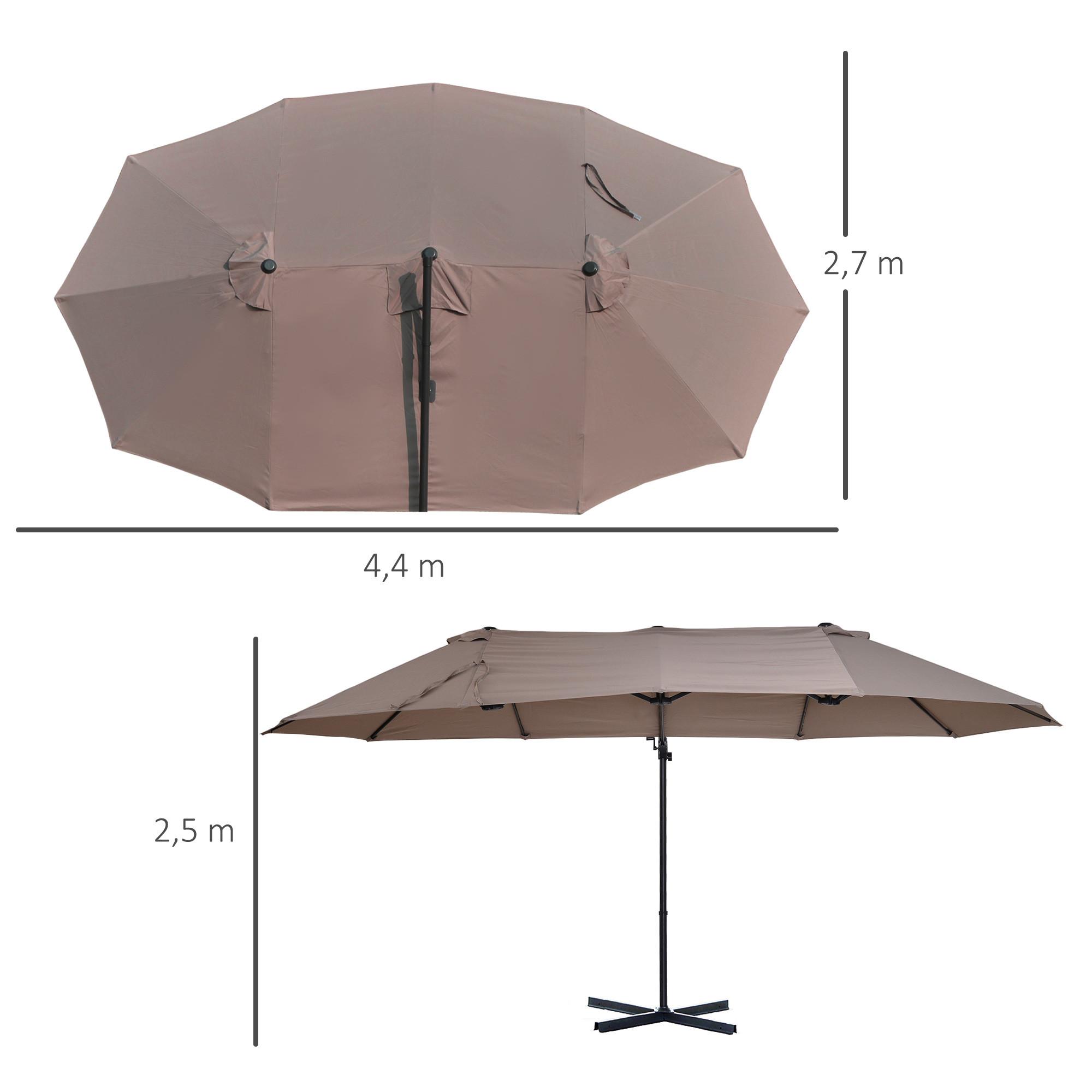 Outsunny Parasol double  