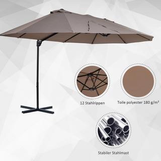 Outsunny Parasol double  