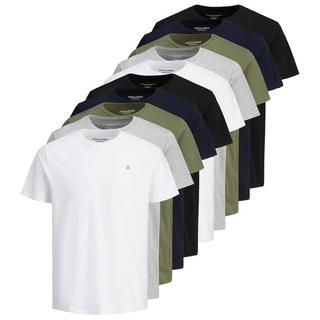 JACK & JONES JORJXJ 10er Pack Comfort Fit T-Shirt  
