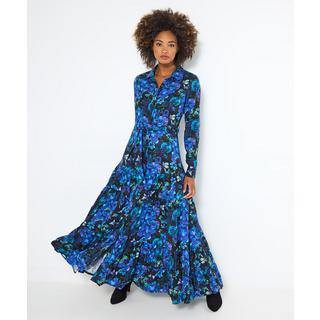 Joe Browns Abito camicia lungo floreale blu  