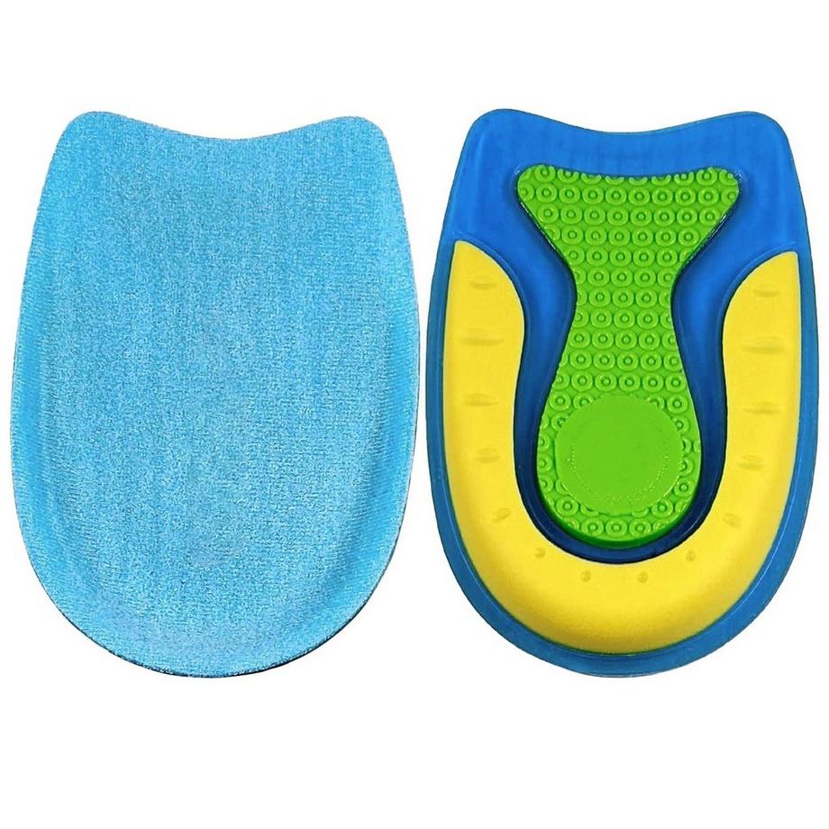 B2X  2x Schuheinlagen für Ferse - Silikon - L 