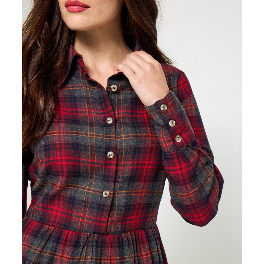 Joe Browns Abito Mini Boho a Quadri Stile Francesca  