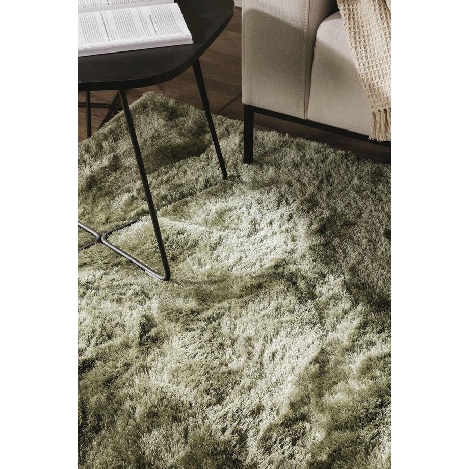 Benuta Hochflorteppich Whisper Grün  