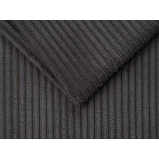 Vente-unique Schlafsofa mit Matratze 4-Sitzer - Liegefläche mit Lattenrost mit breiten Latten 160 cm - Matratze 22 cm - Cord - Grau - VIZIR  