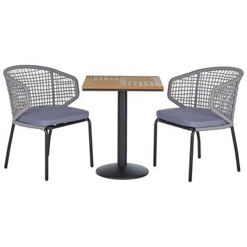 Bistro Set aus Stahl Modern PALMI