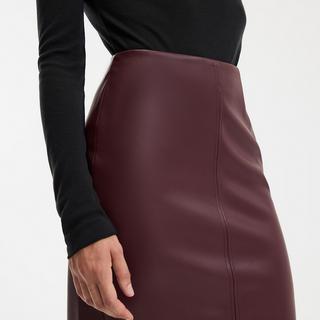 La Redoute Collections Gonna a Tubino in Similpelle  