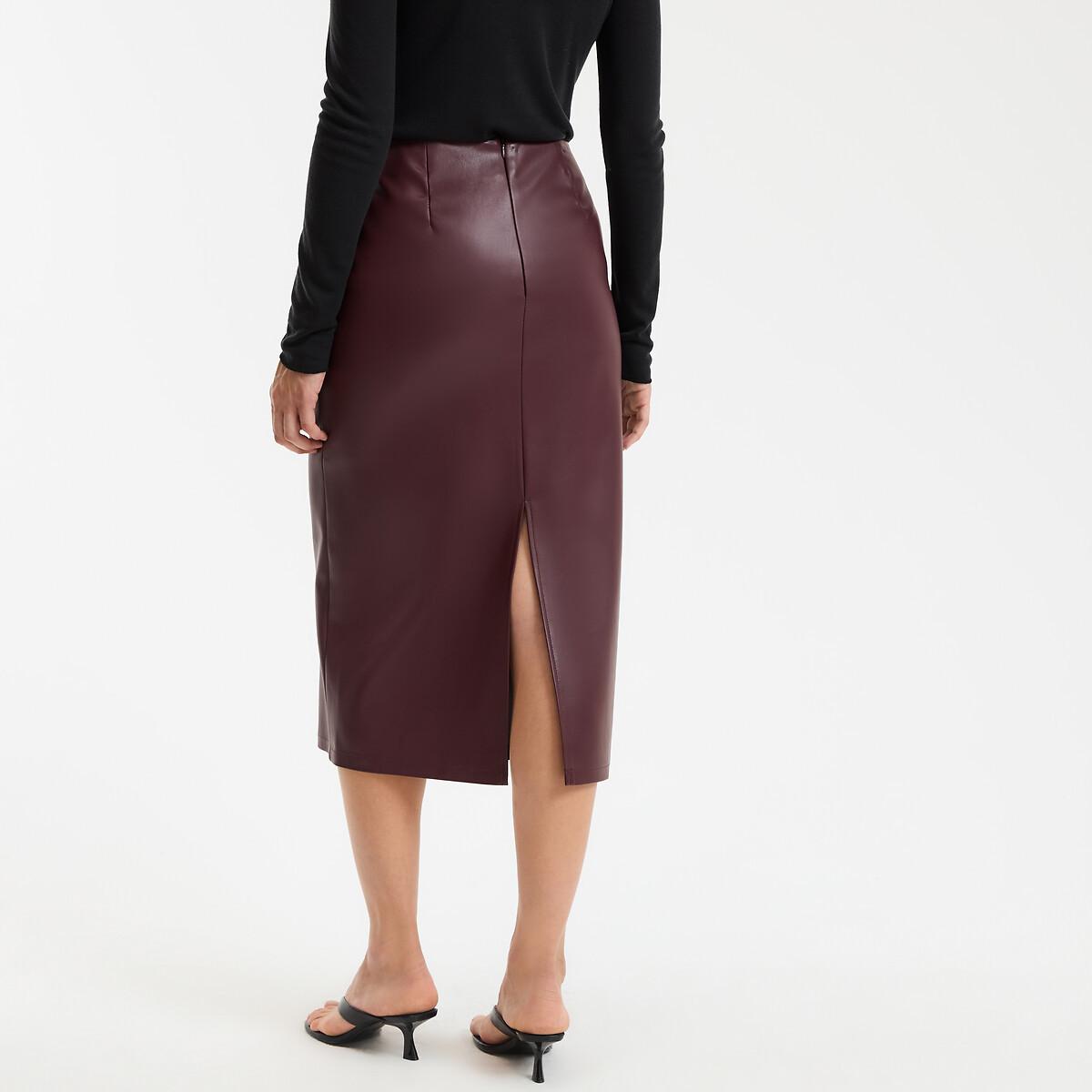 La Redoute Collections Gonna a Tubino in Similpelle  