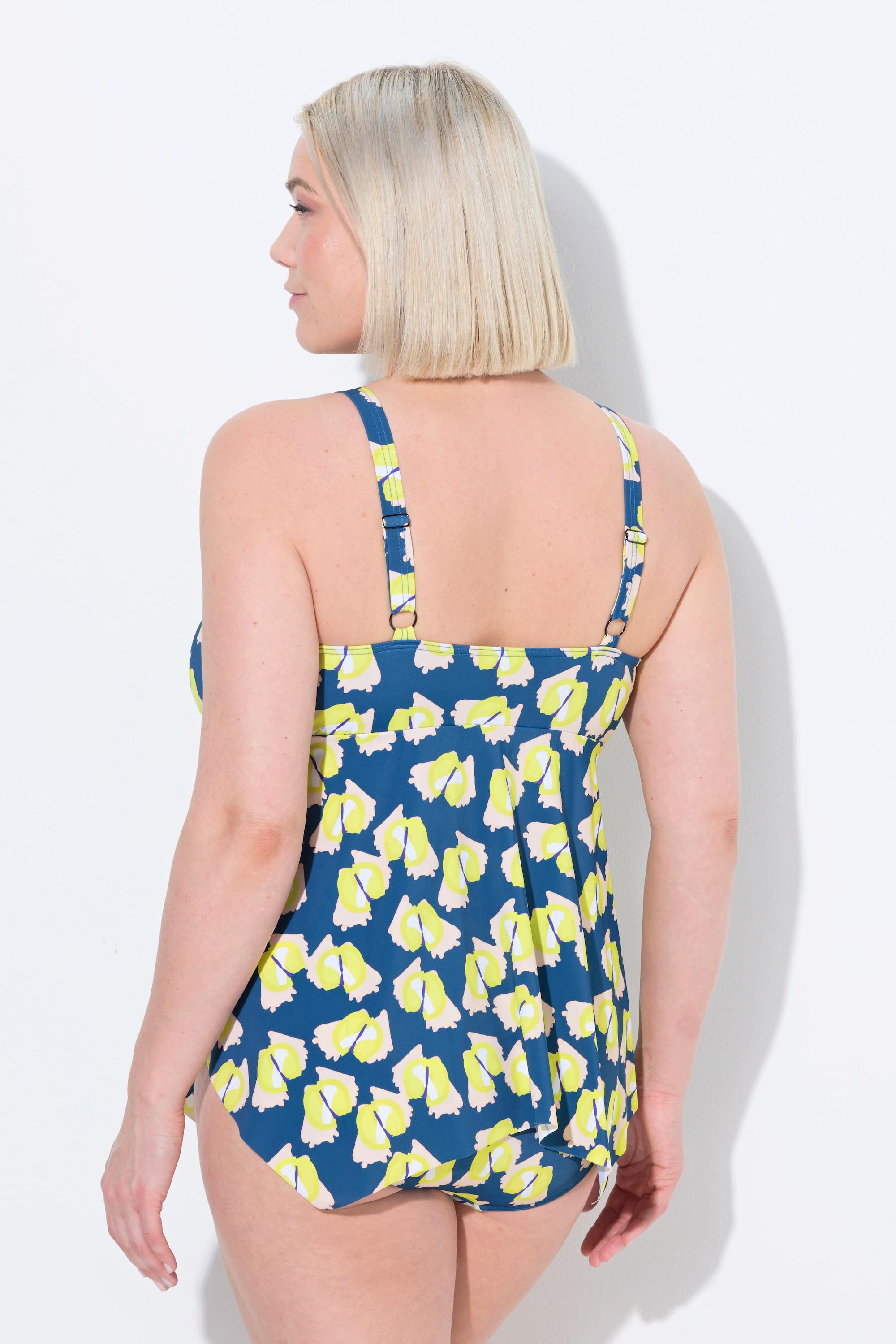 Ulla Popken Tankini Softcups Verstellbare Träger Recycelt  