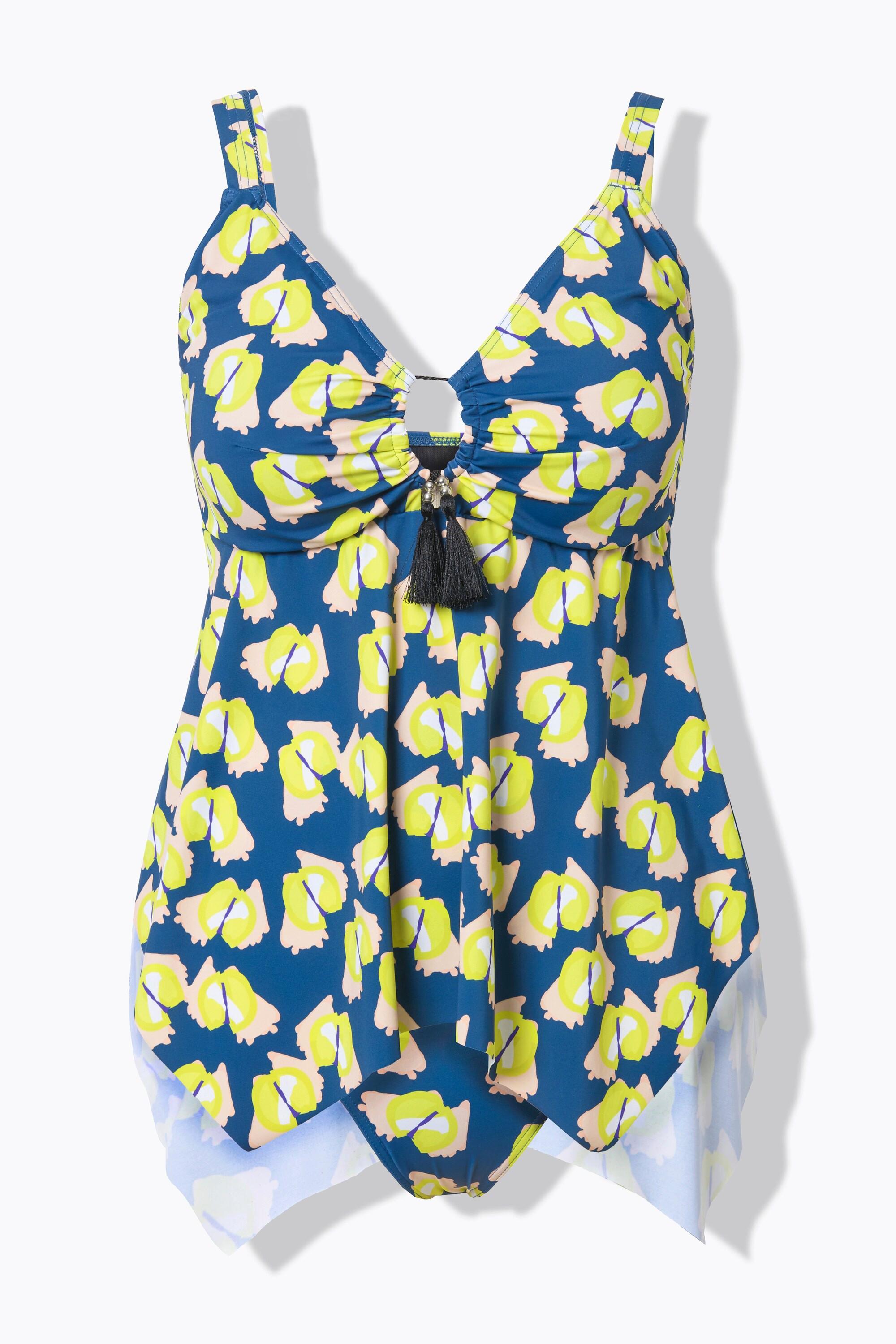 Ulla Popken Tankini Softcups Verstellbare Träger Recycelt  