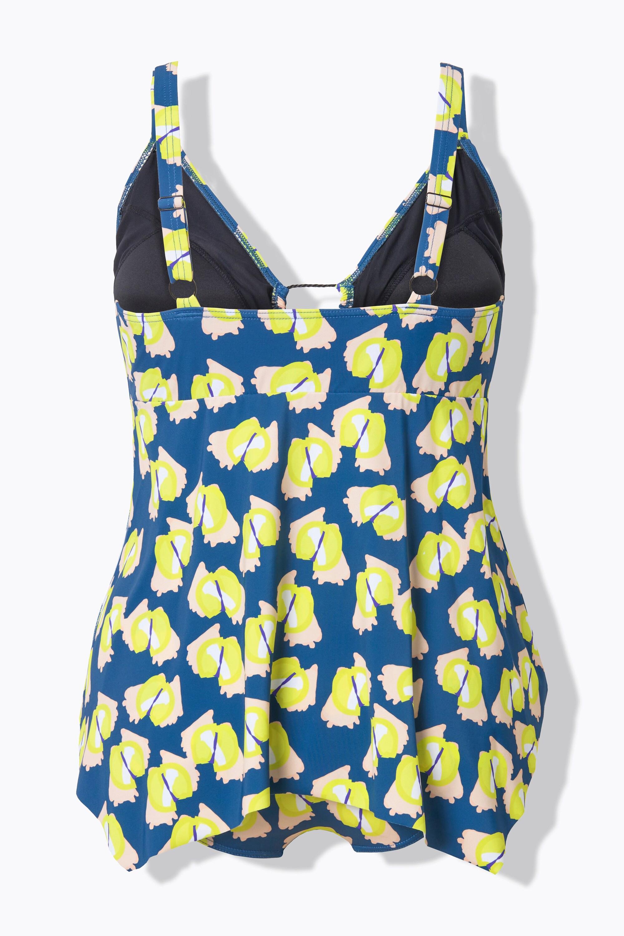 Ulla Popken Tankini Softcups Verstellbare Träger Recycelt  