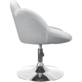 mutoni Fauteuil Fleur chrome-gris clair  