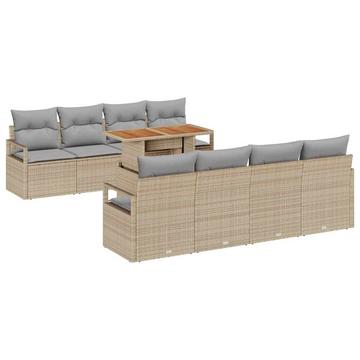 Garten-sofa-set poly-rattan