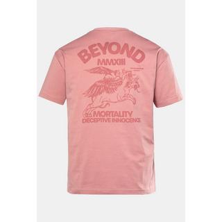 Sthuge  T-shirt STHUGE con taglio oversize, stampa sul retro e mezze maniche rosa scuro 