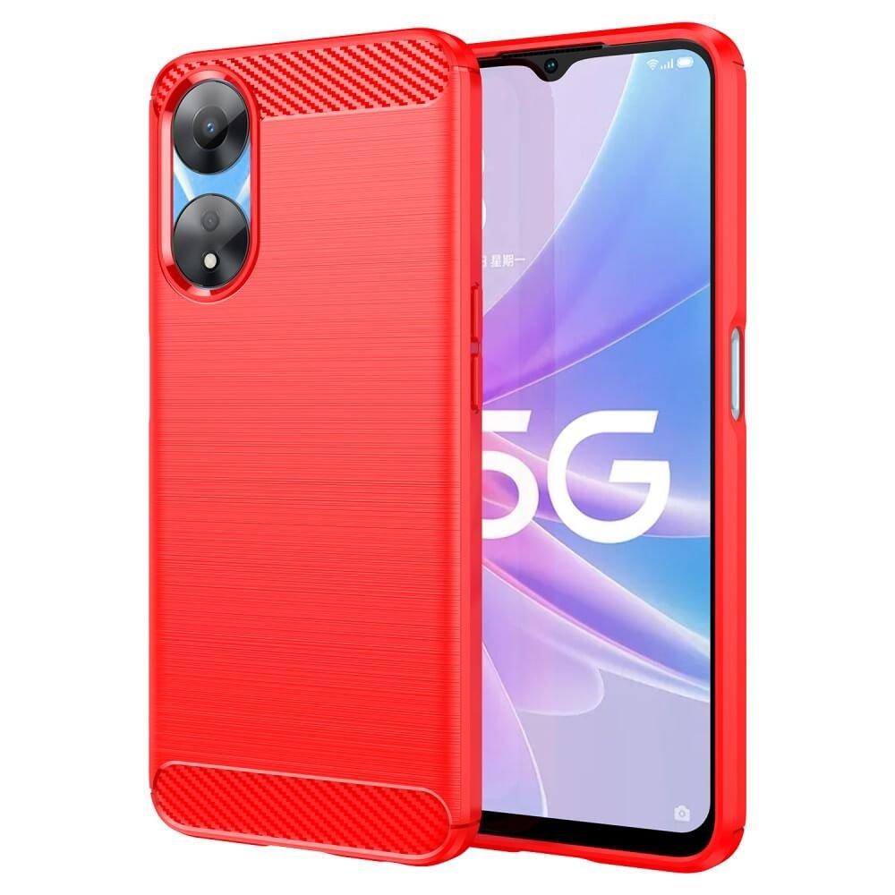 Cover-Discount  OPPO A78 5G - Metall Carbon Look Hülle 