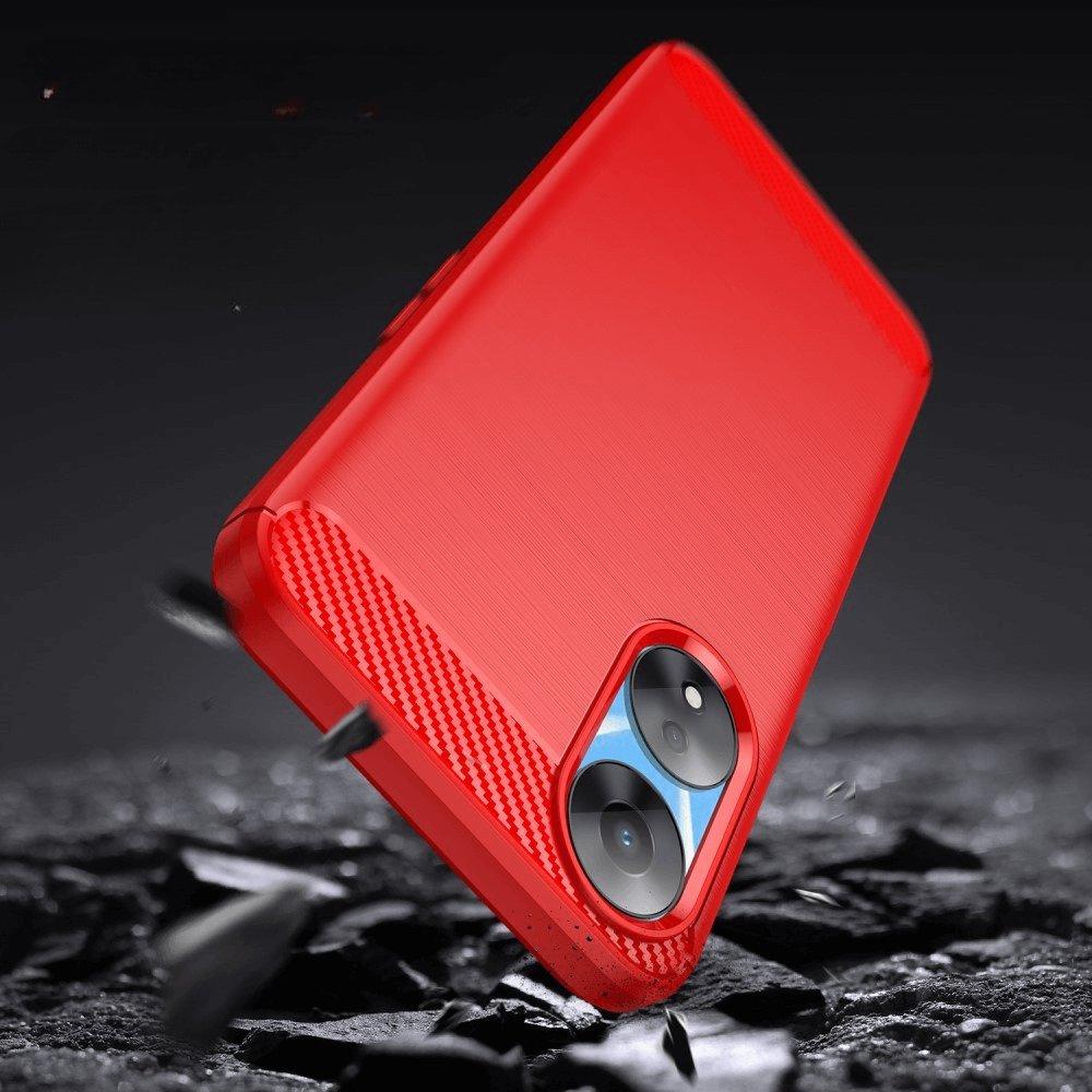 Cover-Discount  OPPO A78 5G - Metall Carbon Look Hülle 