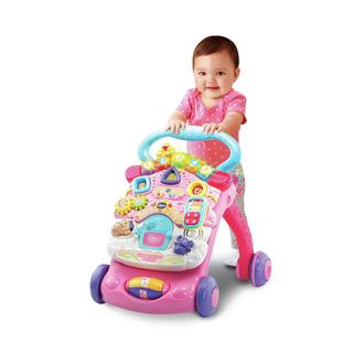 vtech  VTech Super Trotteur Parlant 2 En 1 Rose 