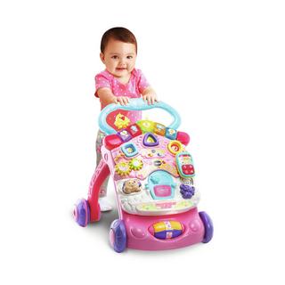 vtech  VTech Super Trotteur Parlant 2 En 1 Rose 