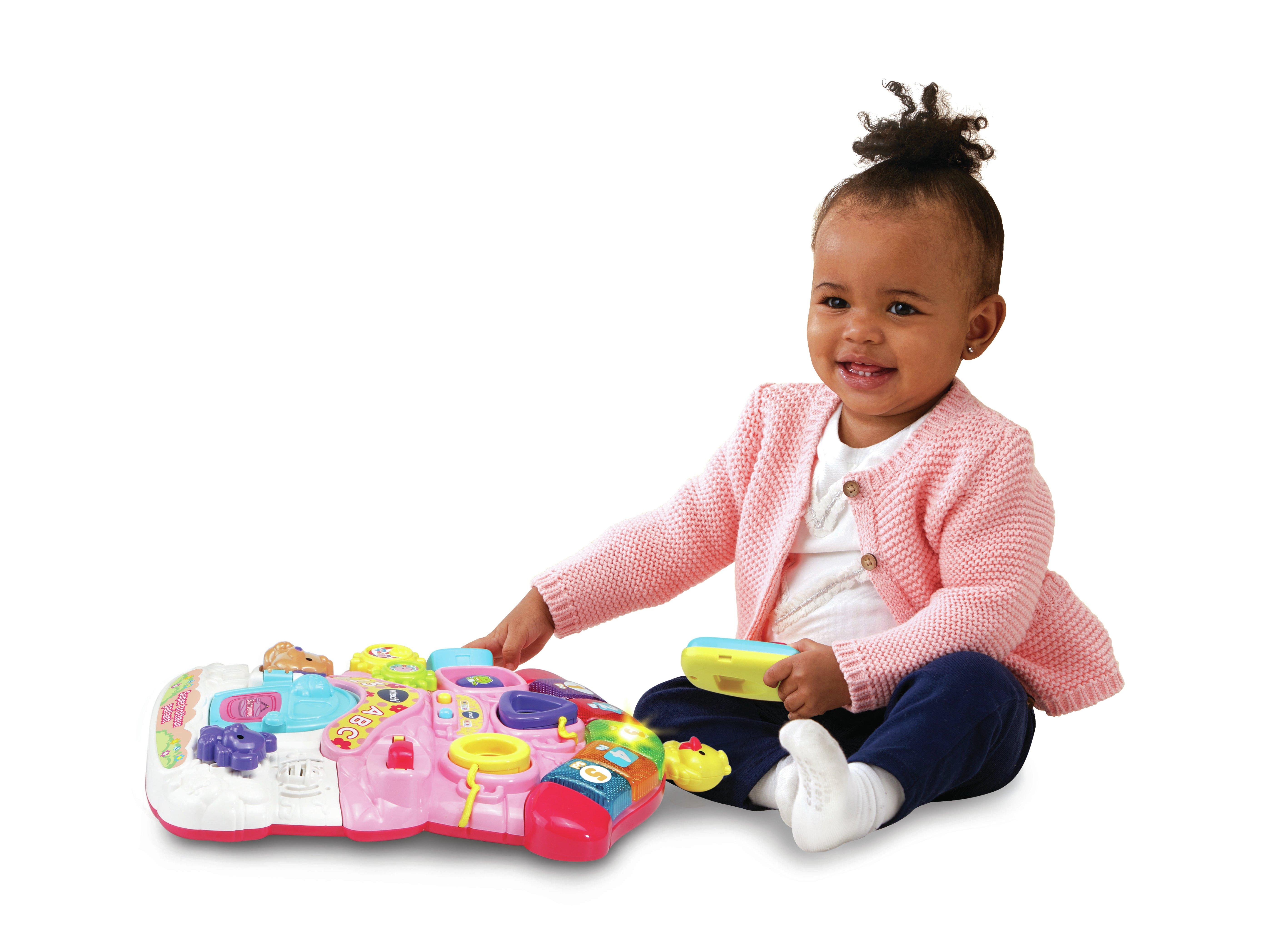 vtech  VTech Super Trotteur Parlant 2 En 1 Rose 