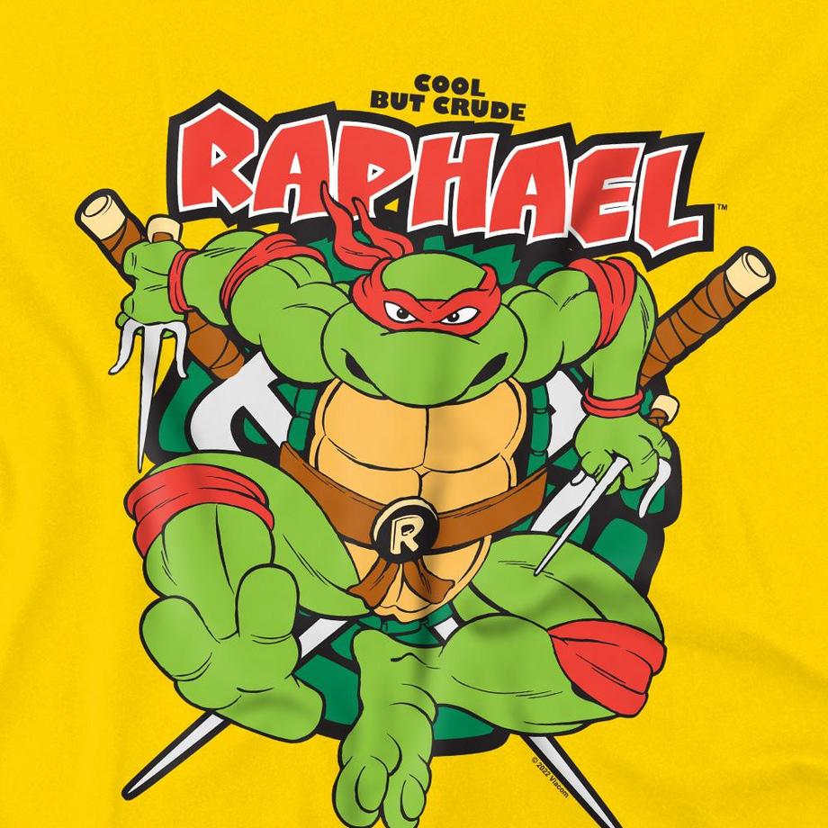 TEENAGE MUTANT NINJA TURTLE  Cool But Crude Maglietta Raffaello 