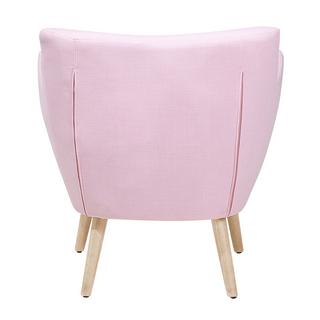 Beliani Fauteuil en Tissu Rétro DRAMMEN  