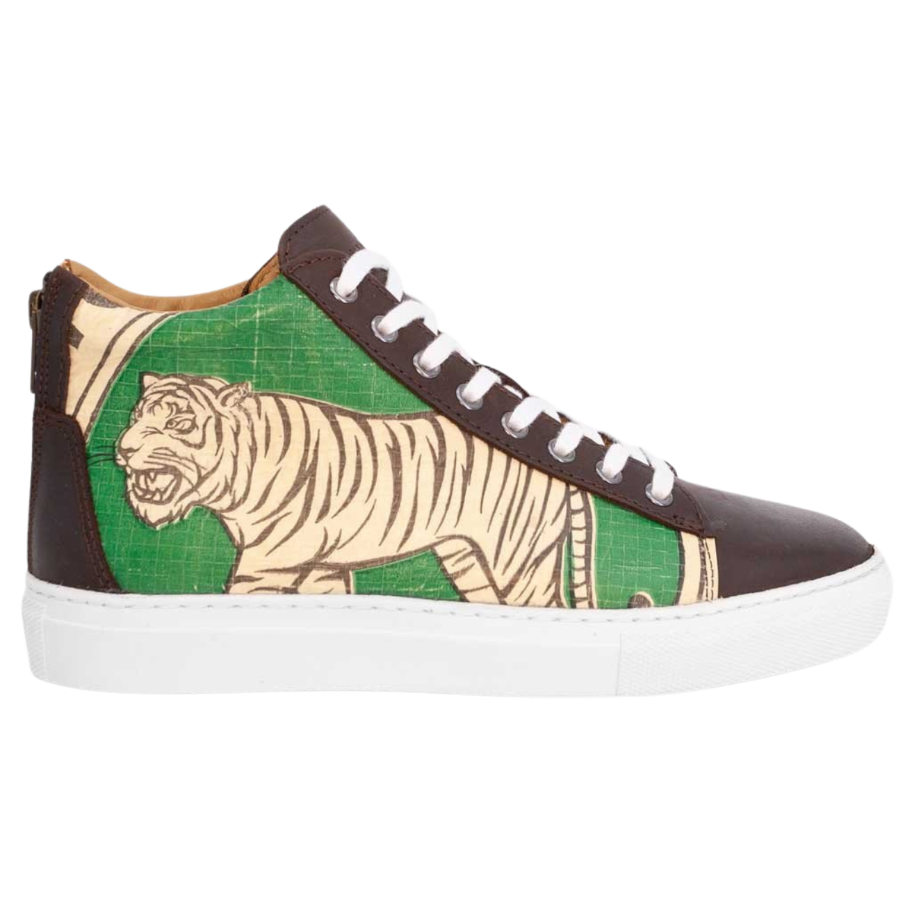 Elephbo  Sneaker High - Green Tiger 