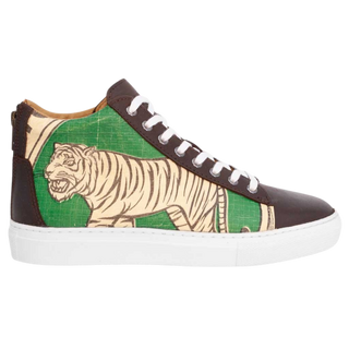 Elephbo  Sneaker High - Green Tiger 
