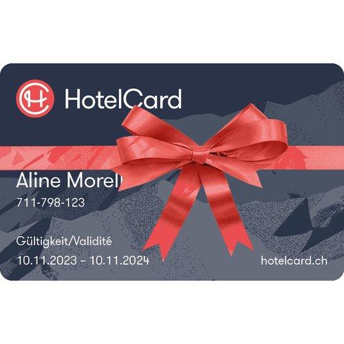 Geschenkidee  HotelCard - 1 Jahreskarte (für 2 Personen) 