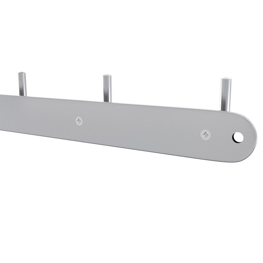 Intirilife Porte-manteau en acier inoxydable  