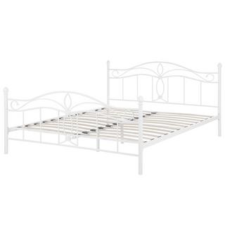 Beliani Lit à lattes en Acier Moderne ANTLIA  