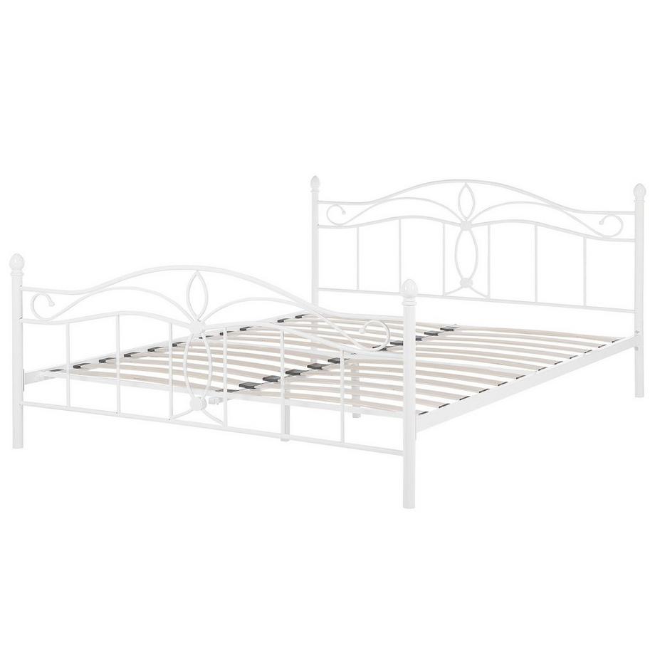 Beliani Bett mit Lattenrost aus Stahl Modern ANTLIA  