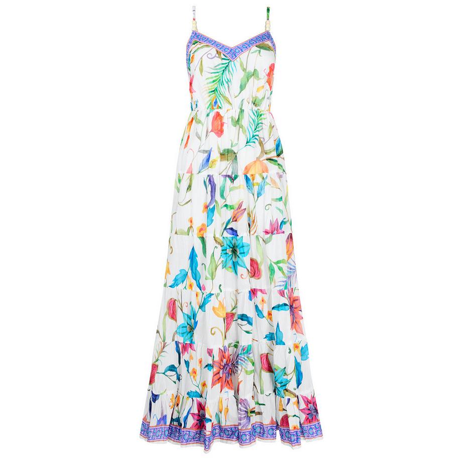 Joe Browns Crinkle Maxikleid Bordüren-Print  