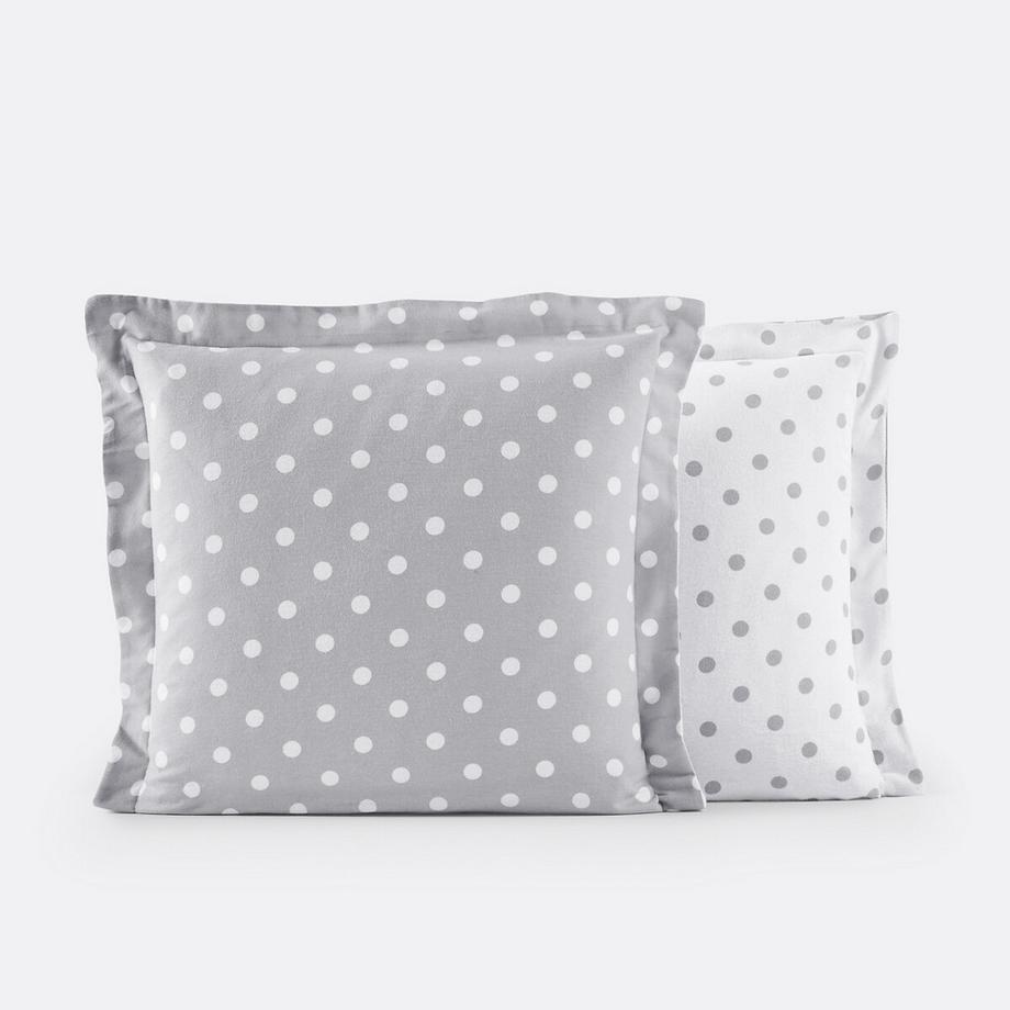 La Redoute Intérieurs Taie d'oreiller Clarisse Flanelle à Pois  