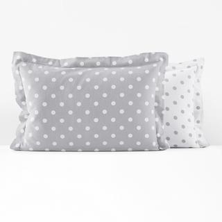 La Redoute Intérieurs Fodera per cuscino Clarisse in flanella a pois  