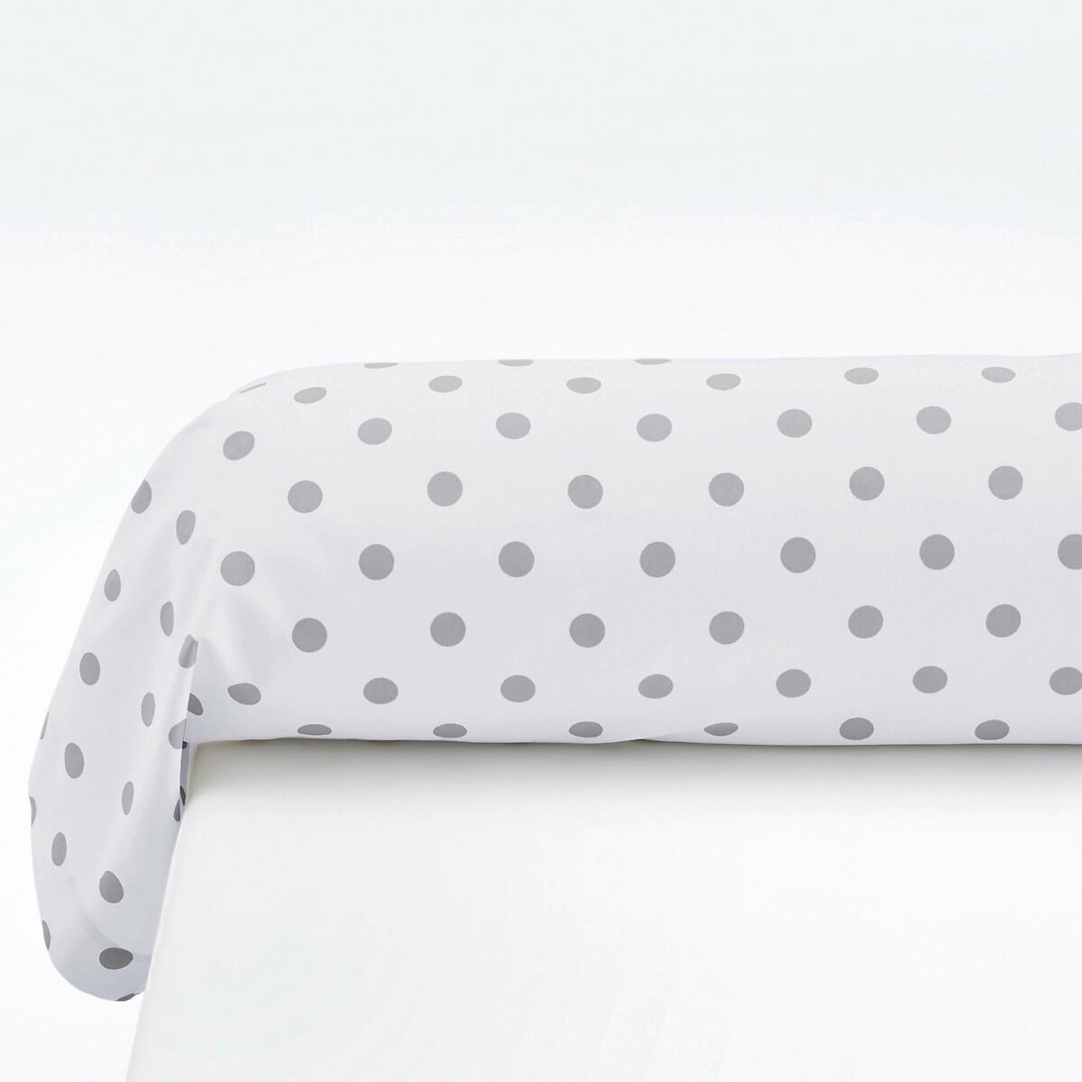 La Redoute Intérieurs Clarisse Getupfter Flanell Kissenbezug  