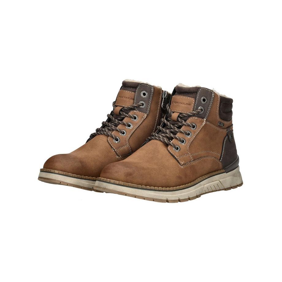 TOM TAILOR Stivaletti con lacci e zip laterale  