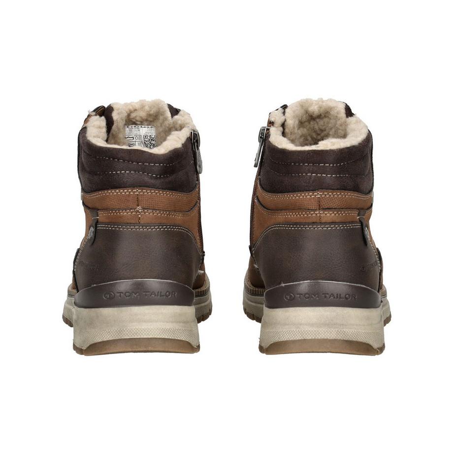 TOM TAILOR Stivaletti con lacci e zip laterale  