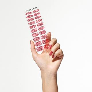 Lovenlayer  adesivi per unghie Autocollants pour ongles Leo Grape Red 