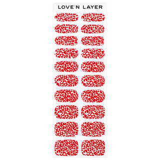 Lovenlayer  Autocollants pour ongles Leo Grape Red 