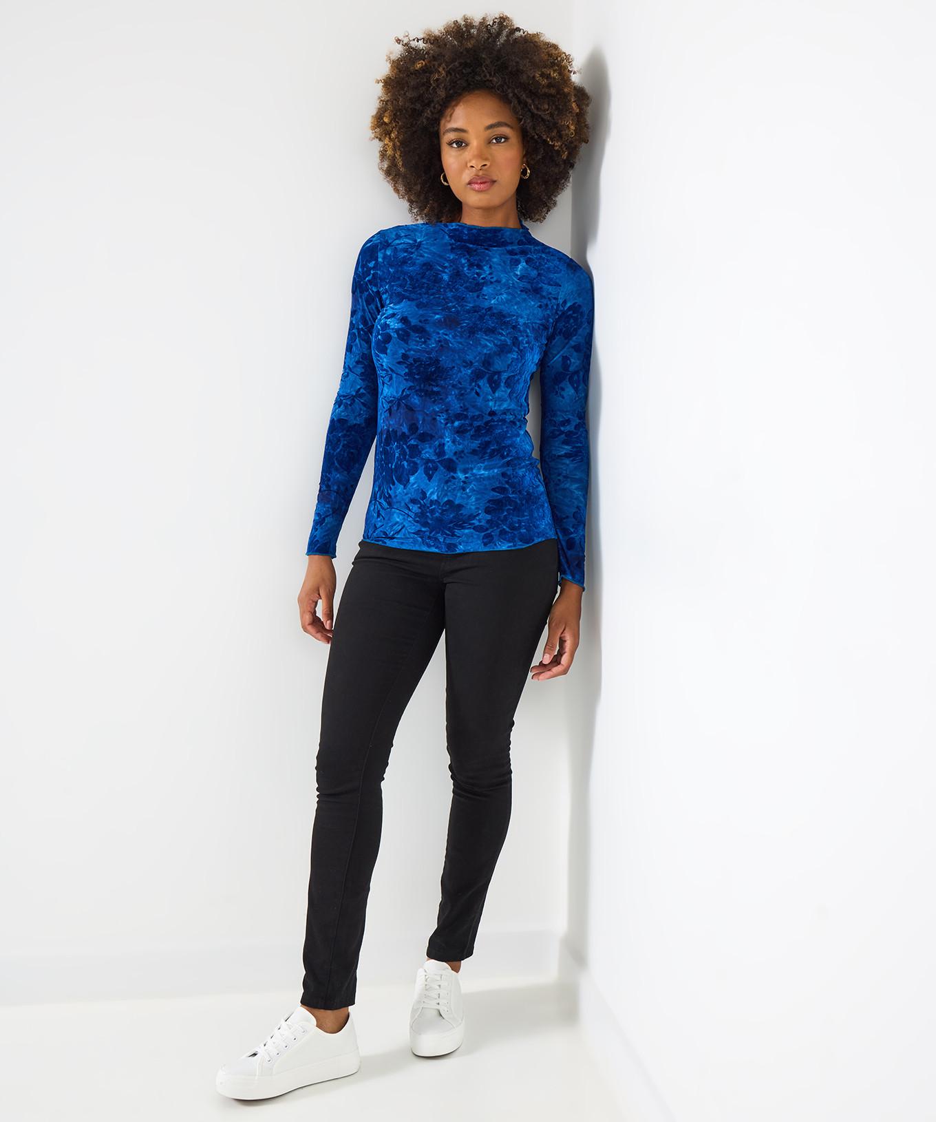 Joe Browns Maglia slim con stampa floccata invernale  