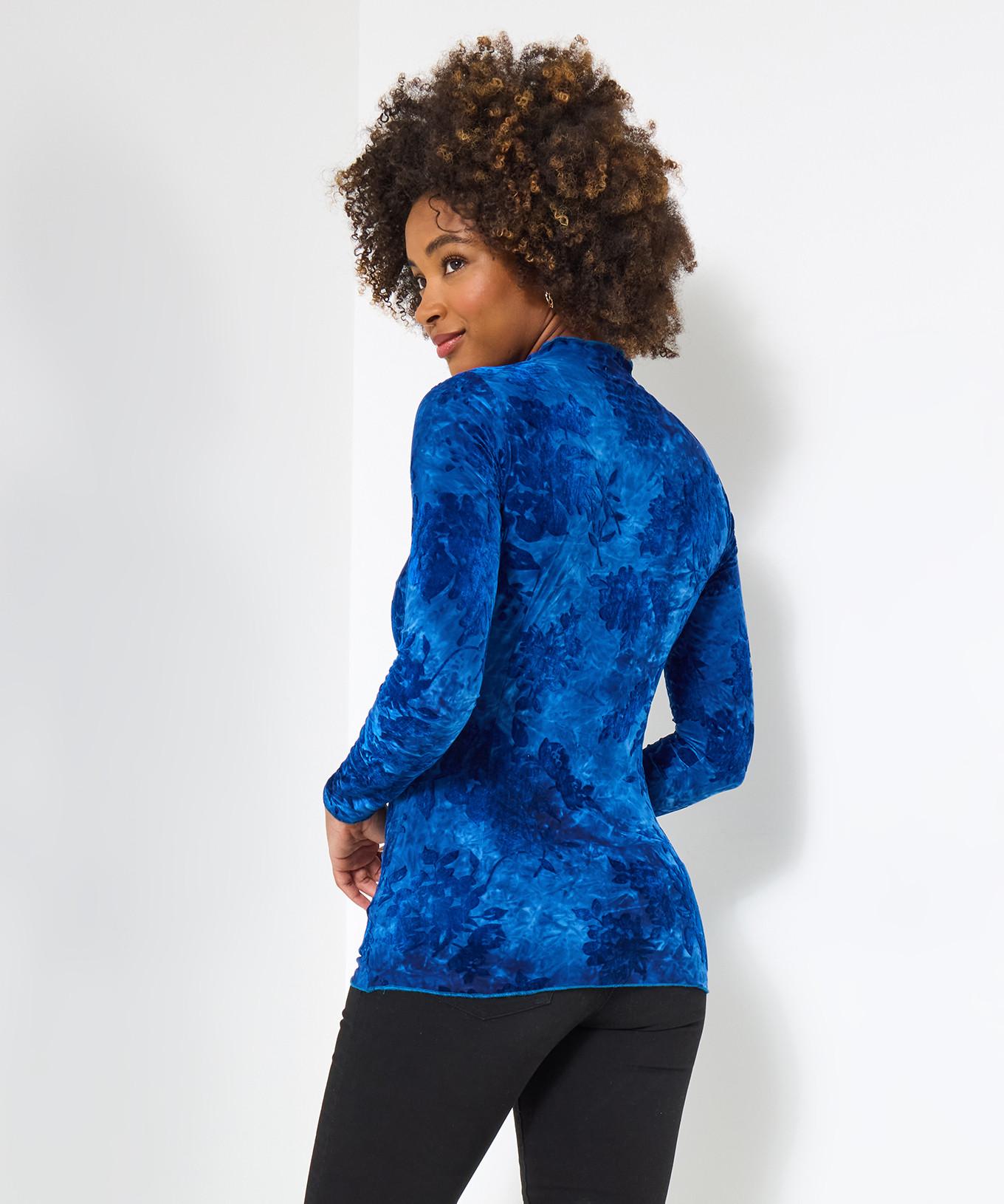 Joe Browns Maglia slim con stampa floccata invernale  