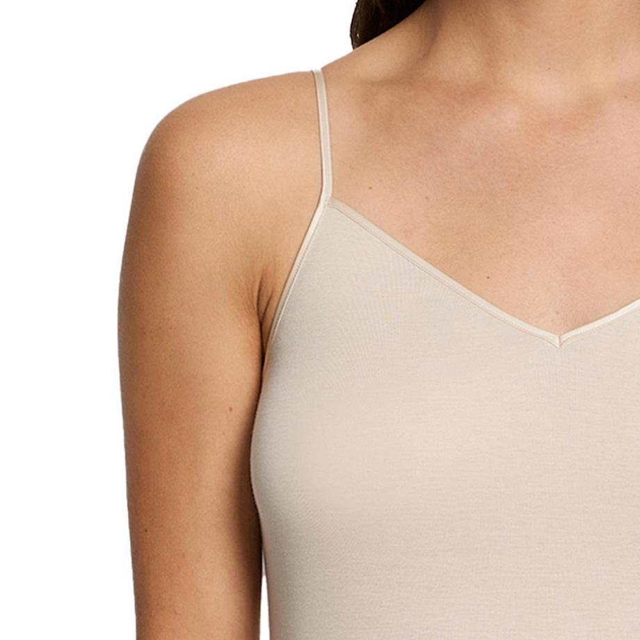 HANRO Cotton Seamless Spaghetti Top  