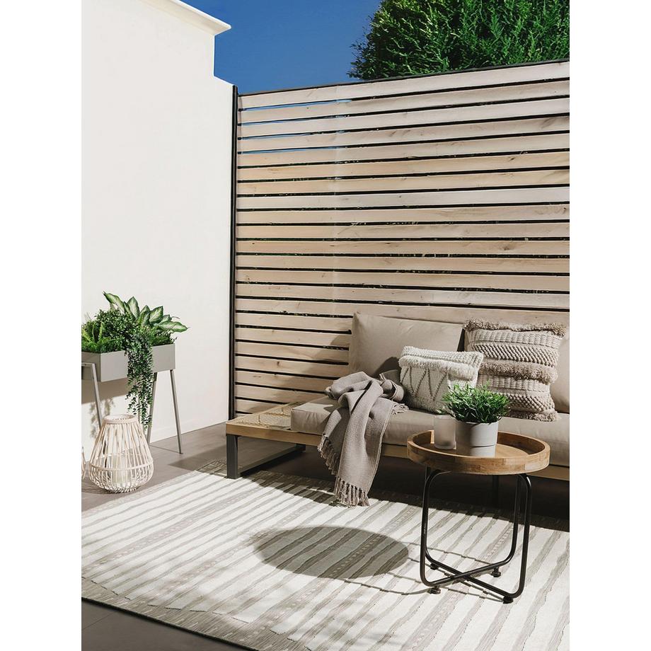 Benuta In- & Outdoor-Teppich Flora Beige  