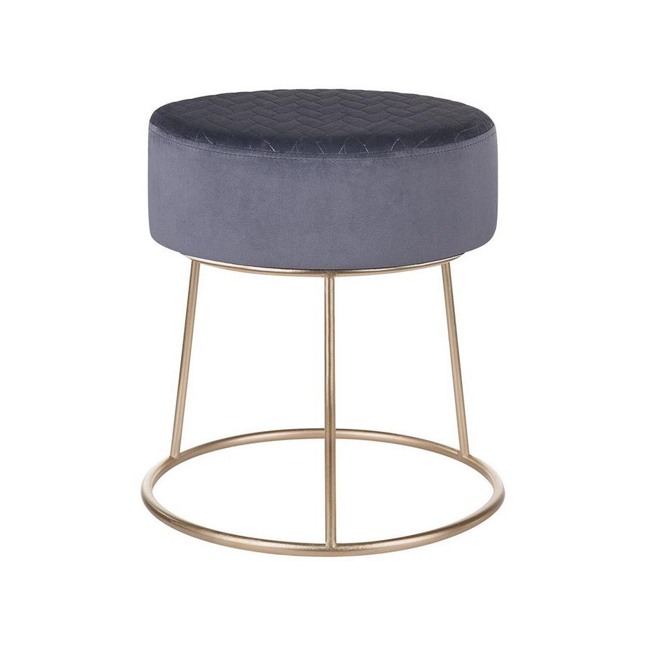 Hocker aus Samtstoff Modern DELCO